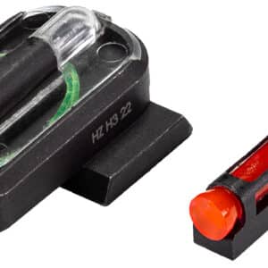 HiViz CKMFD21 FastDot  H3  Red/Fiber Optic Green Tritium Black Frame Fits Canik Mete