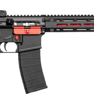 Tippmann Arms M4-22 .22 LR 16-inch red fluted barrel black and red finish
