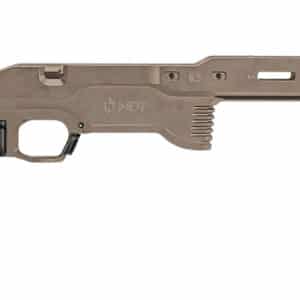 Mdt Sporting Goods Inc 116079FDE ACC Premier Gen2 Chassis Cerakote FDE Aluminum Fits Ruger American Rimfire 34.40" OAL