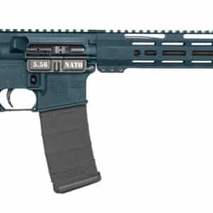 Diamondback DB15 5.56 NATO 16-inch rifle Jesse James Blue Cerakote with 15-inch M-LOK handguard