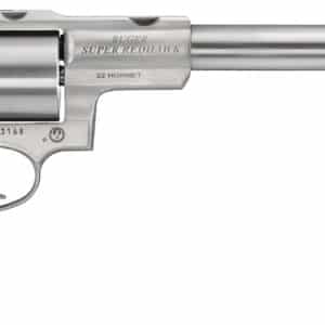 Ruger Super Redhawk .22 Hornet 9.5-inch stainless revolver with Hogue Tamer grip