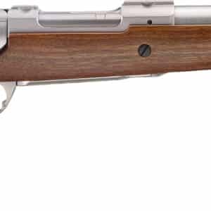Ruger Hawkeye Hunter 6.5mm Creedmoor 16.6in threaded barrel walnut stock satin stainless