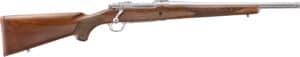 Ruger Hawkeye Hunter 6.5mm Creedmoor 16.6in threaded barrel walnut stock satin stainless