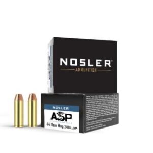 NOSLER 44 MAG 240GR ASP JHP - 20RD 10BX/CS