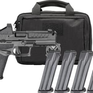 Springfield Armory Echelon 9mm 4.5in compensated pistol with Viridian RFX11 and four magazines