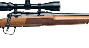 Savage Axis 2 XP Hardwood .223 REM bolt-action rifle with 3-9x40 scope and hardwood stock