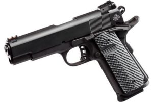 Rock Island Armory M1911-A1 22TCM/9MM 5 in Parkerized steel frame with G10 grips