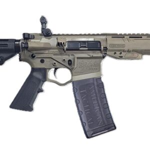American Tactical ALPHA MAXX .223/5.56 7.5in pistol FDE with 7in M-LOK rail and flip-up sights