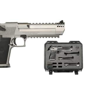 Magnum Research Desert Eagle Mark XIX 6 inch stainless/brass finish semi-auto pistol