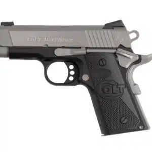 Colt Defender .45 ACP 3 inch Cerakote two-tone pistol with G10 grips