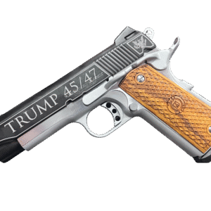 AMERICAN CLASSIC COMMANDER 1911 45ACP 4.25" TRUMP 45/47 CHROME/BLACK 8RD