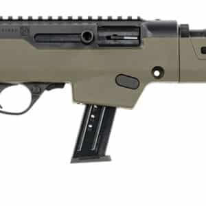 Ruger 19131 PC Carbine Takedown 9mm Luger 17+1 16.10" Threaded/Fluted Barrel, Type III Hard Coat Anodized Aluminum Alloy Receiver, OD Green Magpul PC Backpacker Stock, Optics Ready