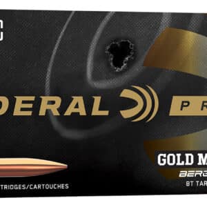 Federal GM6ARCBT1 Gold Medal  6mmARC 108gr 20 Per Box/10 Case