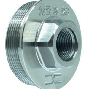 FAXON 1/2X28 DIRECT THREAD TO - HUB ADAPTER TITANIUM