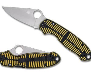 SPYDERCO PARA 3 SALT 2.93" YLW/BLK