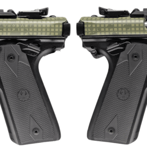 RUGER MARK IV 22/45 22LR PISTOL 4.4" T.B. BLACK/DESERT NIGHT CAMO 2-10RD MAGS