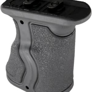 FAB Defense FXGRADMB Gradus Ergonomic Forward Grip Angled, Black Polymer with Rubber Overmold, Fits M-Lok Rail