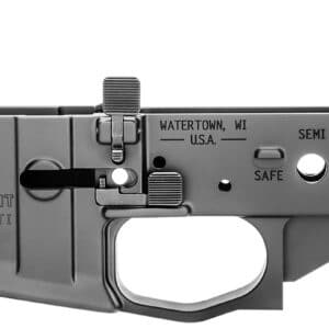 Griffin Armament MK2AL MK2 Stripped Lower Receiver 7075-T6 Aluminum Black Anodized for AR-15