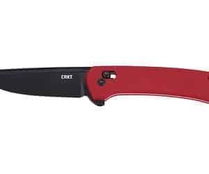 CRKT Q COMPACT 3.05" PLAIN EDGE RED