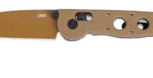 CRKT M16-02XD 3.5" PLAIN EDGE - TANTO POINT DESERT TAN