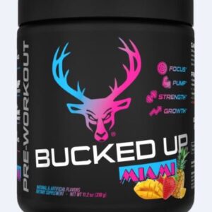 BUCKED UP PRE-WORKOUT MIAMI - STRAWBERRY MANGO 30 SERVINGS