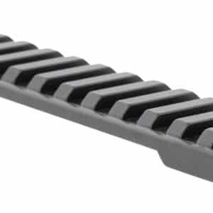 Talley PLM258779 Fierce Rivalry Picatinny Rail  Black Anodized Long Action 20 MOA