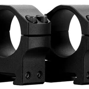 Mdt Sporting Goods Inc 103548BLK Premier Scope Ring Set Black Aluminum 34mm Tube, 1" Medium