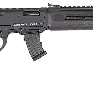 Derya Firearms TM22.LEVER.20 TM22 Lever 22 LR 10+1 20" Black Threaded Barrel, Black Anodized Picatinny Rail Receiver, Black AG w/Extensions Polymer Buttstock