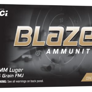 CCI 52001BB  BLAZER BRASS  9MM  115GR  100/10