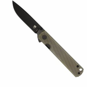 COBRATEC BLACKJACK FOLDER 3" - G-10 BLACK TITANIUM BRZ SCALES