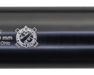 INLAND I-CAN 6" Aluminum Black Type III Anodized Black 9mm Suppressor, 1/2x28 direct thread base