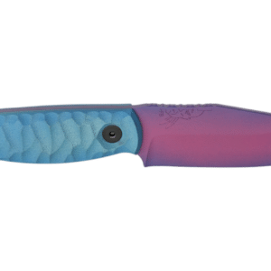 HALF FACE BLADES CROW SCALPER AURORA 4" BLADE, 8.3"OA, S45VN STEEL, MICARTA GRIP