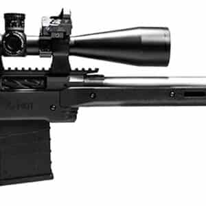 Mdt Sporting Goods Inc 104692BLK XRS Chassis Black Aluminum Core with Polymer Panels, Adj. Cheekrest, M-LOK Forend, Interchangeable Grips, AICS Mag Compatible, Fits Short Action Savage