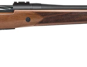 Mossberg 28236 Patriot  Full Size 6.5 PRC 4+1 24" Matte Blued Fluted Threaded Barrel, Drilled & Tapped Matte Blued Stainless Steel Receiver, Walnut Fixed Stock