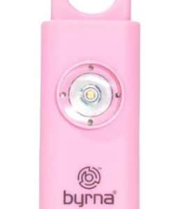 BYRNA BANSHEE ALARM/FLASHING - LIGHT DEVICE W/CLIP PINK