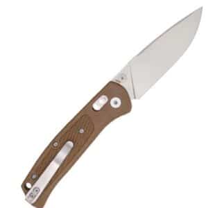 COBRATEC EDC SCOUT BAR LOCK - 3.12" MOCHA STAINLESS STEEL