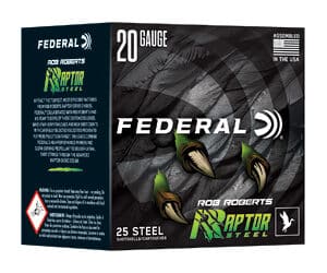 FED RAPTOR STEEL 20GA 3" 1OZ #3 25