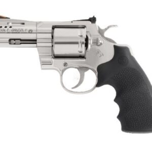 COLT GRIZZLY 357MAG 3" 6RD - POLISHED STAINLESS HOGUE GRIPS