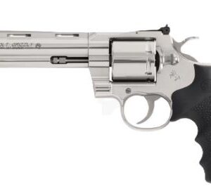 COLT GRIZZLY 357MAG 6" 6RD - POLISHED STAINLESS HOGUE GRIPS