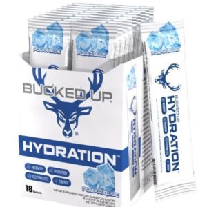 BUCKED UP HYDRATION 2.0 - POLAR BLUE 18 COUNT