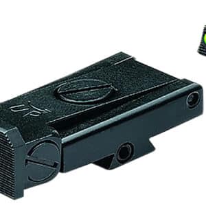 Kimber 1911 adjustable night sight set with green tritium front and rear sights