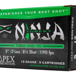 APEX AMMO NINJA3     12G 3    2-1/4 8.5       5/10
