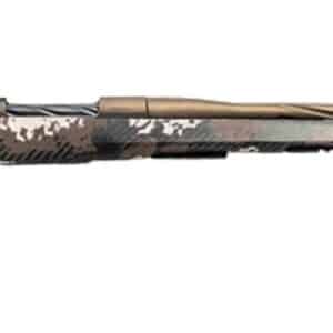 Fierce Firearms  Twisted Rage LR Full Size 7mm PRC 3+1 22" Smoked Bronze Cerakote Match Grade/Spiral Threaded Stainless Steel Barrel, Drilled & Tapped Receiver, Desert Shadow Camo Push Button Adj Comb
