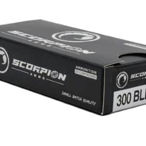 SCORPION 300 BLACKOUT - 147GR FMJ 20RD 10BX/CS