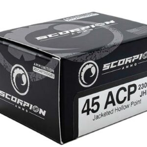 SCORPION 45ACP - 230GR JHP 20RD 10BX/CS