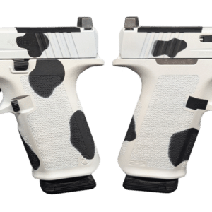 RUGER RXM 9MM PISTOL 4" BBL COW PRINT, MAGPUL EHG, O.R. 2-15RD MAGS