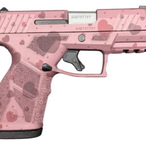 TAURUS GX2 HEARTS 9MM 3.38" PINK HEARTS SLIDE 2-13RD MAGS