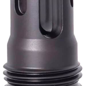 Rugged Suppressor FH015 R3 Flash Mitigation System Black with 3/4"-24 tpi Threads & 2.13" OAL for 7.62mm SR25