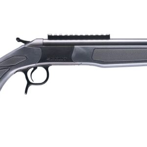 CVA CR4448 Scout  22 Creedmoor 1rd 16.50" Matte Blued Threaded Barrel & Receiver w/DuraSight Rail, Stealth Gray Synthetic Stock