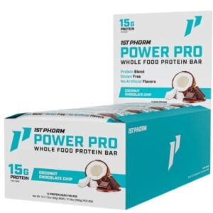 1ST PHORM WHOLE FOOD POWER PRO - BAR COCONUT CHOCO CHIP 15 BARS